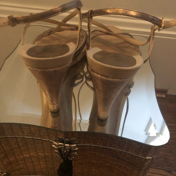 Ingledew’s Wedge Leather Sandal Size 7.5 - Picture 5 of 7